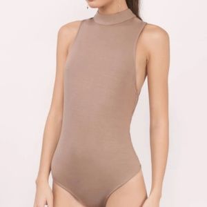 Tobi Taupe Bodysuit